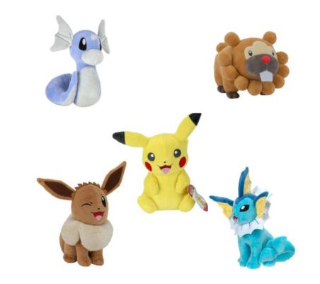 (Mis 2) POKEMON  Peluche 20cm 6ass…x36